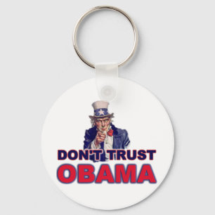 Don't Trust Obama Key Ring