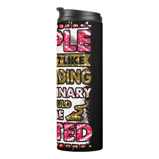 Don't Trust People Who Don't Like Cheerleading    Thermal Tumbler (Rotated Right)