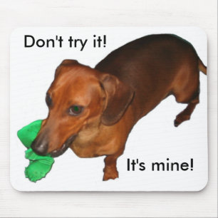 Don't try it! It's mine! Mouse Mat