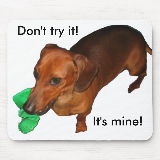 Don't try it!  It's mine! Mouse Mat (Front)