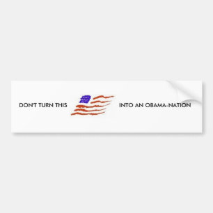 DON'T TURN THIS INTO AN OBAMA NATION BUMPER STICKER
