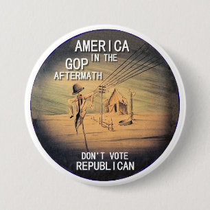 Don't vote Republican 7.5 Cm Round Badge