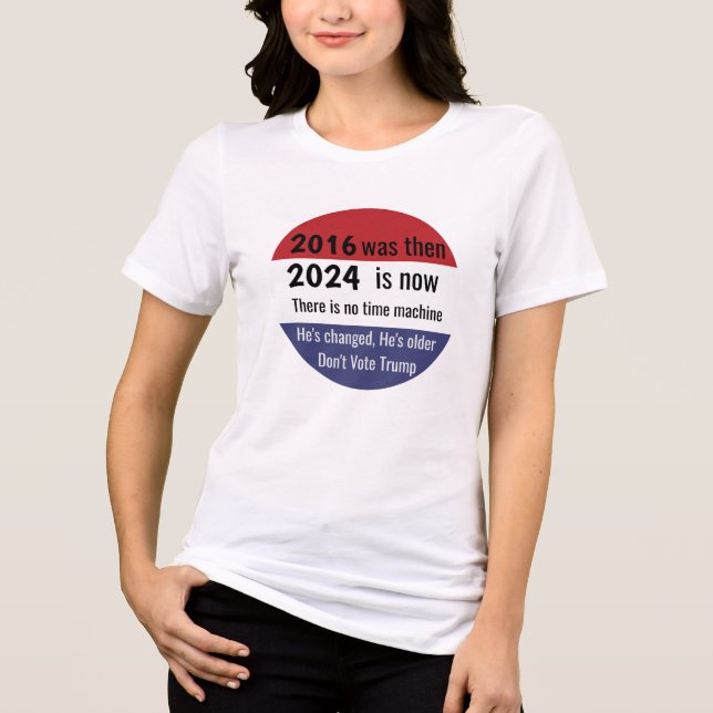 Don't Vote Trump v2 Tri-Blend Shirt (Front)