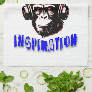 Don't Wait For Inspiration Tea Towel