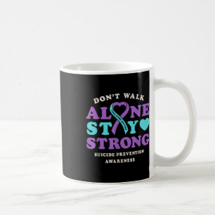 Dont Walk Alone Suicide Prevention Awareness Ribbo Coffee Mug