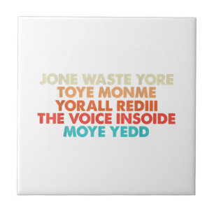Don't Waste Your Time On Me I Miss You Lyric  Tile