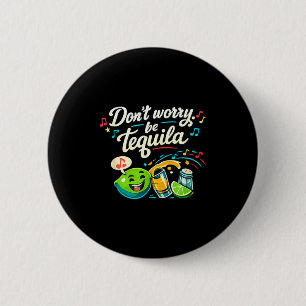 Dont worry be funny party crew lime graphic Dont w 6 Cm Round Badge
