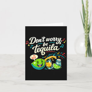 Dont worry be funny party crew lime graphic Dont w Card