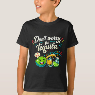 Dont worry be funny party crew lime graphic Dont w T-Shirt