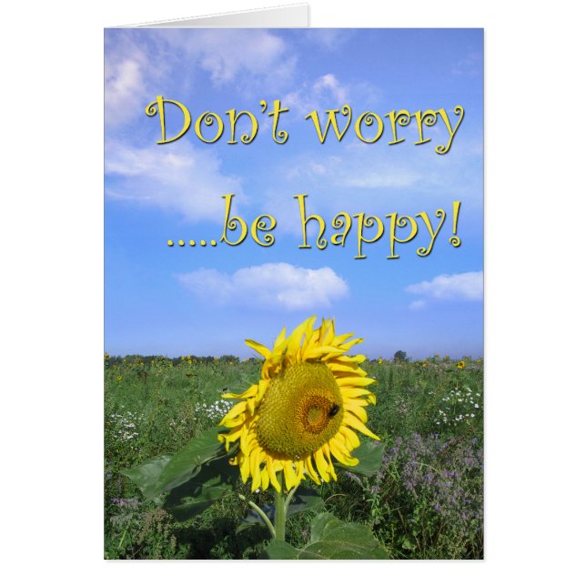Don't worry... be happy! (Front)