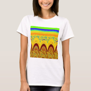 Don't Worry Be Happy Art Print Design T-Shirt