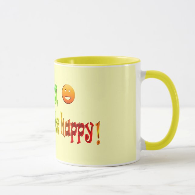Don't Worry, Be Happy! Mug (Right)