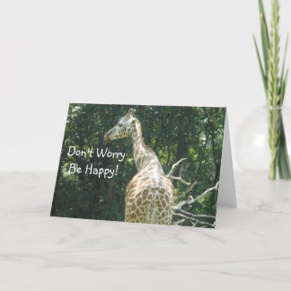 Don't Worry...Be Happy! Thank You Card