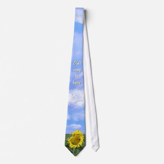 Don't worry be happy tie (Front)