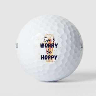 Don't Worry Be Hoppy   Easter Golf Balls