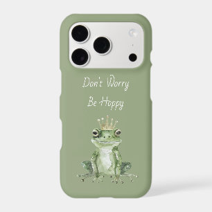 Don't Worry Be Hoppy Green Frog