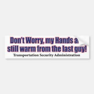 Don't-Worry Bumper Sticker
