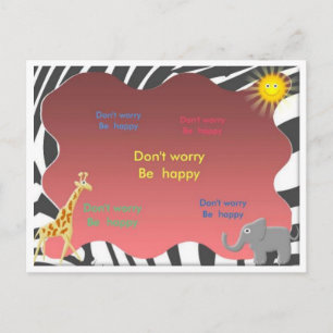 Don't worry card