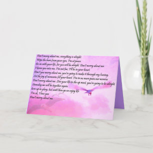 Don't Worry, I'll be with you_ Card