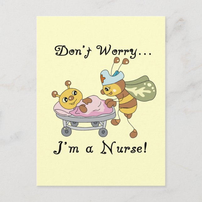 Don't Worry I'm a Nurse Tshirts and Gifts Postcard (Front)
