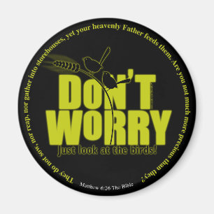 Don't Worry Magnet - Dark Colours
