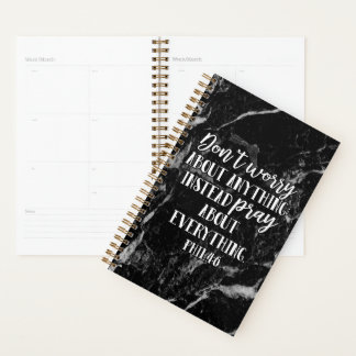 Dont Worry Pray Bible Verse Scripture Christian Planner