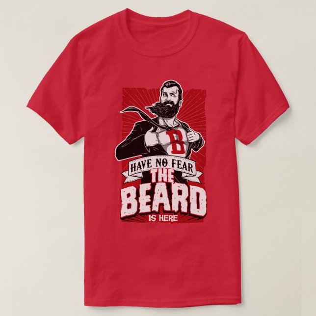 Dont worry the beard is there Bartmann T-Shirt (Design Front)