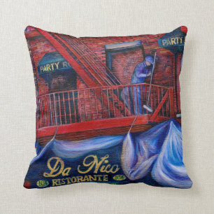 Don't You Love Red Paint? New York City, New York Cushion
