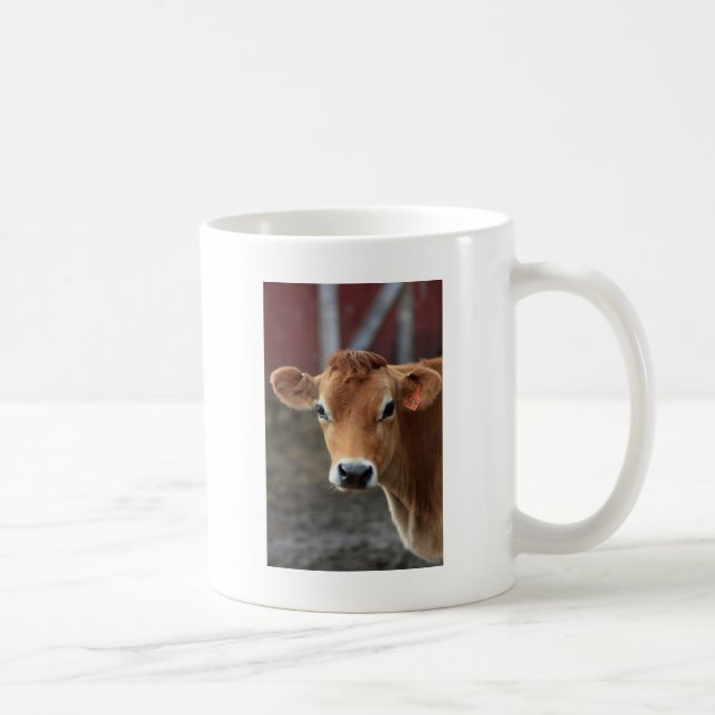 Don't you think I'm Pretty Jersey Cow Coffee Mug (Right)