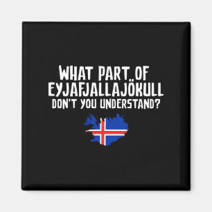Dont You Understand Volcano Iceland Magnet