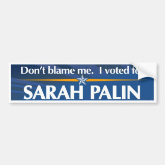 DontBlameMe Bumper Sticker