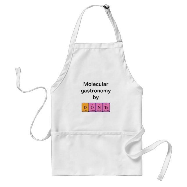 Donte periodic table name apron (Front)
