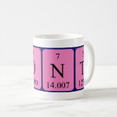 Donte periodic table name mug (Front Right)