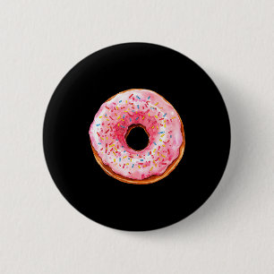 Donut Adult Kids Men Women Doughnut Costume 6 Cm Round Badge