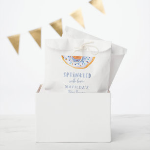 donut baby shower blue girly cute welcome favour bags