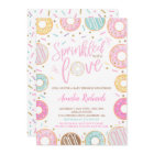 Donut Baby Sprinkle Invitation Sprinkled With Love