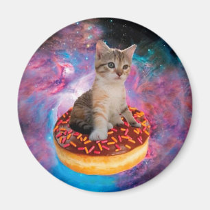 Donut Cat - Donut lover Magnet