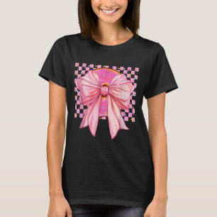 Donut Coquette Bow Funny Girls Women Gift Doughnut T-Shirt