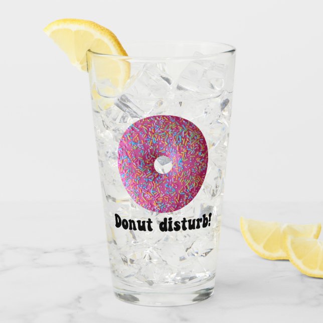 Donut disturb glass (Front Ice)