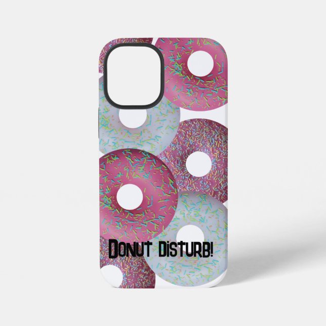 Donut disturb! iPhone case (Back)