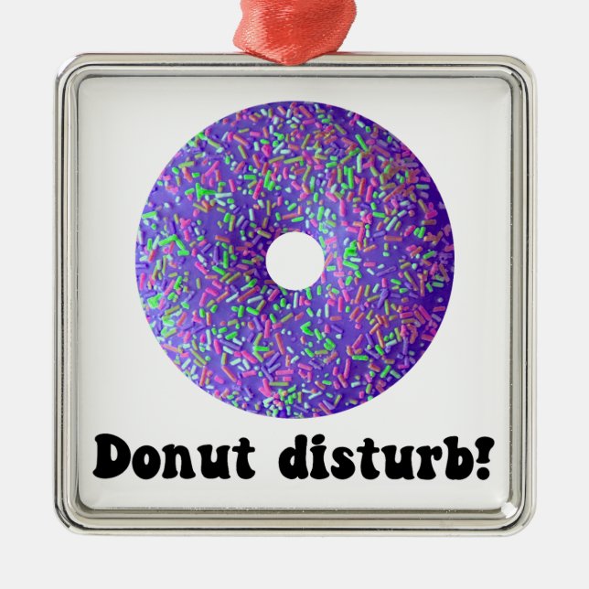 Donut disturb metal tree decoration (Front)