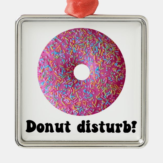 Donut disturb metal tree decoration (Front)