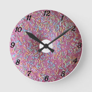 Donut disturb round clock