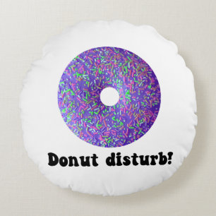 Donut disturb round cushion