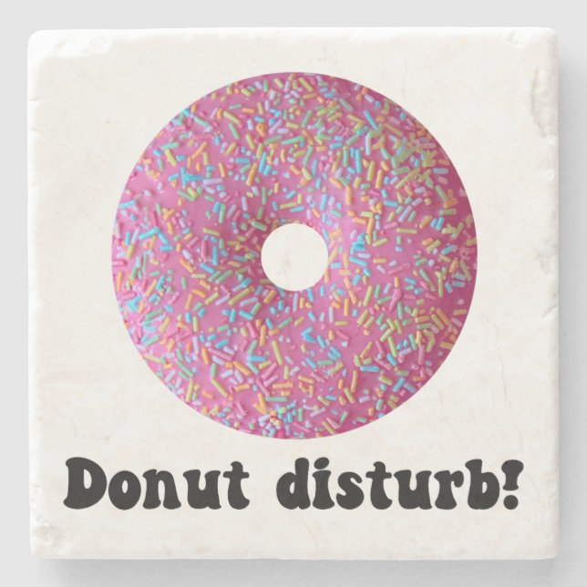 Donut disturb stone coaster (Front)