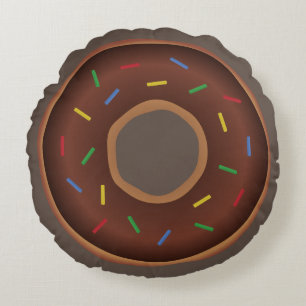 DONUT FUNNY ROUND PILLOW