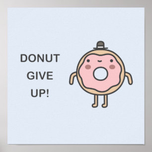 Donut Give Up! Poster