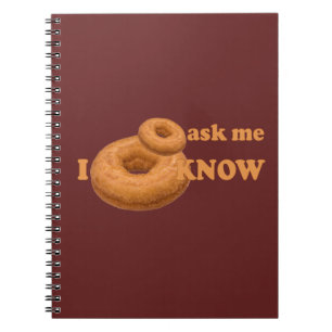 Donut Humor custom notebook