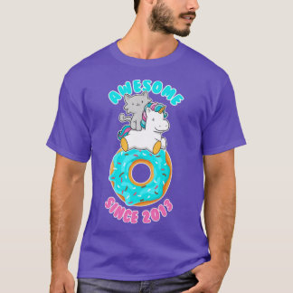 Donut Kitten Unicorn Awesome since 2013 T-Shirt