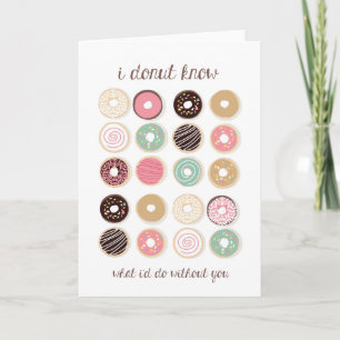Donut Know Thank You Card